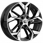 17x6.5 5x108 ET33 d60.1 КиКРеплика КС1062 алмаз_черный