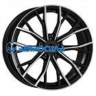 19x8 5x112 ET48 d66.6 MAK Mark Black mirror