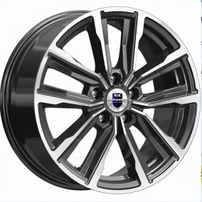 17x7.5 5x114.3 ET45 d67.1 КиК Лацио алмаз_черный