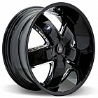 20x9.5 6x139.7 ET15 d108.1 HARP Y-18 glossy-black__chrome-attachment