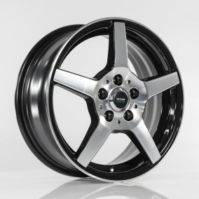 16x6.5 5x108 ET33 d60.1 Megami AF-07 bkf