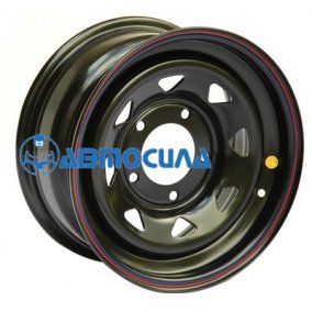 16x7 5x139.7 ET-19 d110 Off-Road Wheels УАЗ черный