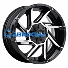 20x9 5x150 ET35 d110.1 Buffalo BW-422 Gloss Black Machined Face