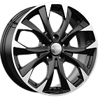 17x7,0 5x112 ET50 d57,1  КиК КС740 (ZV Octavia) Алмаз Литой