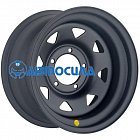 16x8 5x139.7 ET-19 d110 Off-Road Wheels УАЗ Черный матовый