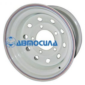 16x8 5x165.1 ET-24 d125 Off-Road Wheels Ленд Ровер белый