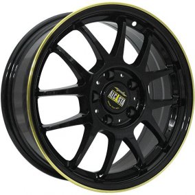 16x6.5 5x112 ET33 d57.1 ALCASTA M26 bkys