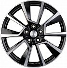 18x7,0 5x114,3 ET38 d67,1  Khomen Wheels KHW1802 (Outlander) Black-FP Литой