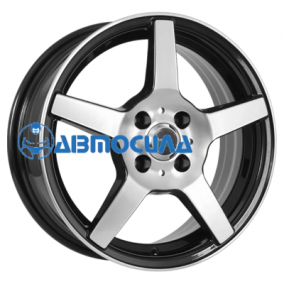 16x6.5 4x100 ET40 d60.1 Megami AF-07 BKF