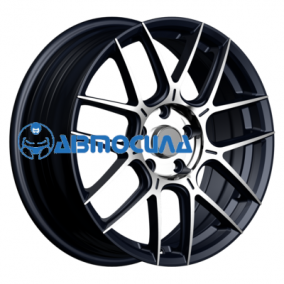 17x7 5x110 ET38 d65.1 INCH FA8541 Gloss Black Machined Face