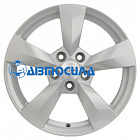 15x6,0 5x100 ET43 d57,1  Khomen Wheels KHW1504 (Fabia) F-Silver Литой