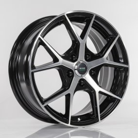17x7 5x110 ET46 d63.3 Megami MGM-18FF bkf