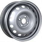 15x5.5 4x100 ET45 d54.1 TREBL X40039 silver1
