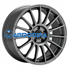 19x9.5 5x112 ET21 d66.46 OZ Superturismo LM Matt Graphite + Silver Lettering