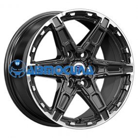 18x8 6x139.7 ET35 d67.1 K&K Дистрикт (КС1159) черный бриллиант