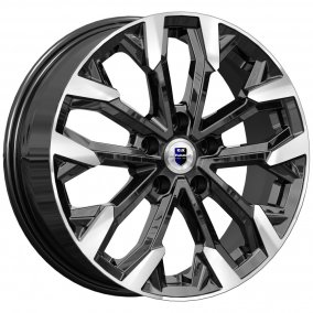 17x6.5 5x112 ET38 d66.6 КиК Морейн алмаз_черный