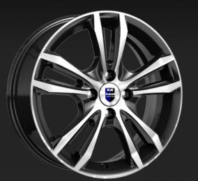 16x6 4x100 ET41 d60.1 Rapid Samara-оригинал-(КС866) алмаз-черный-sk