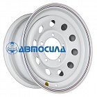16x8 5x139.7 ET-25 d110 Off-Road Wheels УАЗ Белый