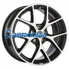 17x7.5 x114.3 ET42 d82 BBS SR Vulcano grey diamond cut