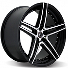 20x10 5x112 ET40 d72.6 HARP Y-22 satin-black__machined-face