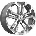 19x7.5 5x114.3 ET40 d66.1 СКАДPremiumSeries KP015 diamond_gloss_graphite