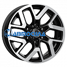 16x6.5 6x130 ET54 d84.1 MAK Gravel Black mirror