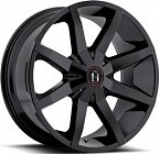 20x8.5 6x139.7 ET10 d106.3 HARP Y-651 gloss-black-w__clear-coat