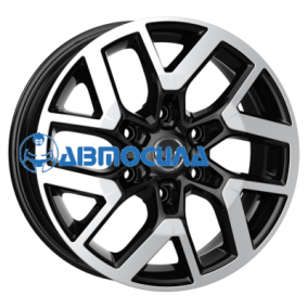 16x6.5 6x120 ET50 d74.5 MAK Gravel Black mirror