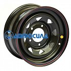 16x7 5x139.7 ET0 d110 Off-Road Wheels УАЗ черный