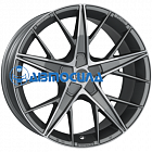 19x8.5 5x112 ET44 d75 OZ Quaranta 5 Grigio Corsa Diamond Cut
