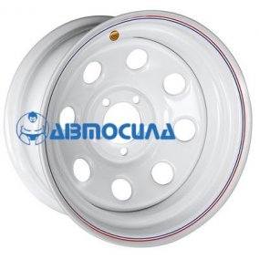16x8 5x114.3 ET-19 d84 Off-Road Wheels Jeep белый