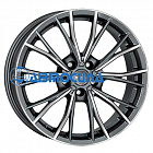 17x7.5 5x112 ET52 d66.6 MAK Mark Gunmetal Mirror Face
