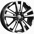 17x6.5 4x100 ET43 d60.1 КиКРеплика КС874 алмаз-черный
