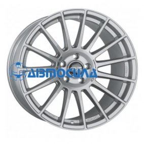 18x8 5x112 ET35 d75 OZ Superturismo LM Matt Race Silver + Black Lettering