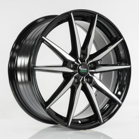 18x7.5 5x108 ET47 d65.1 Megami MGM-40 bkf