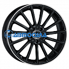 18x8 5x112 ET33 d66.6 MAK Komet Gloss Black Mirror Ring