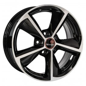 16x6,5 5x114,3 ET47 d66,1  Remain Fluence R160 Арт16005AR Алмаз Чёрный Литой