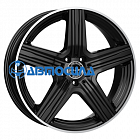 18x8 5x112 ET40 d66.6 MAK Lewis Gloss Black Mirror Ring