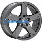 14x5.5 4x100 ET39 d56.6 Rial Kodiak Graphite