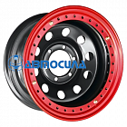 15x8 5x139.7 ET-19 d110 Off-Road Wheels УАЗ с бедлоком (красный) Черный