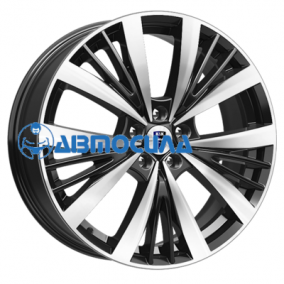 19x7.5 5x114.3 ET50 d67.1 K&K Марвел (КС881) Алмаз черный
